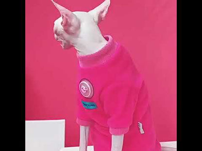 Fun Glowing Cat Clothes 5 Styles Warm Sweatshirt