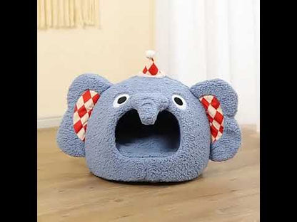Cauliflower Cat Bed Cave 2 Color Warm House