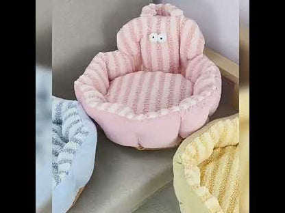 Macaron Round Cat Bed 3 Color Sofa Couch
