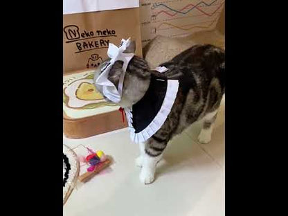 Maid Cat Cosplay Costume Cute Collar Bib