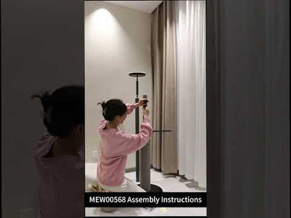 Deluxe Floor to Ceiling Cat Climbing Tree Black