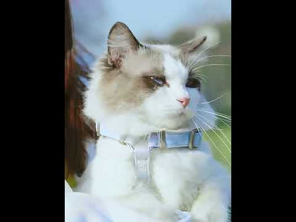 Clouds Cat Harness 4 Color Kitty Leash Set