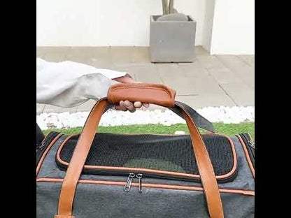 Cat Carrier Bag Foldable Tote 3 Color Handbag