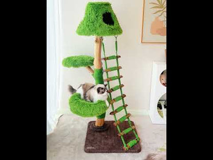 Green Sky Ladder Cloud Climber Cat Tree