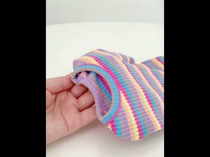 Mrduanju Rainbow Cat Vest Warm Pet Clothes