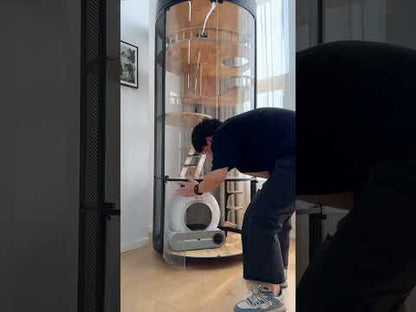 Floating Domain Panoramic Glass Cat Villa