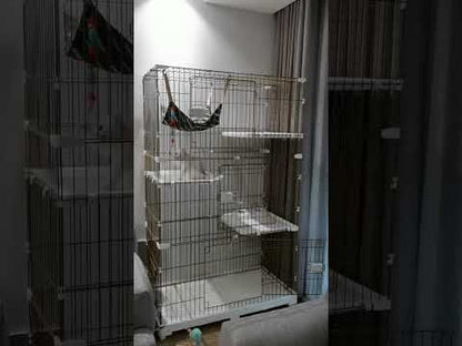 Nwforest Cat Cage Green 2 Size Pet House