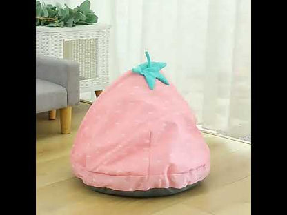 Fruits Foldable Tent Cute Cat Bed Mat