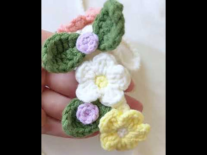 Four-Color Flower Cat Collar Princess Style Cute Bib