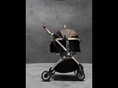 Luxury Detachable Cat Carrier 6 Color Rolling Stroller
