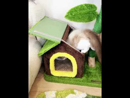 Blossom Sunflower Cat Tree Climbing Tower