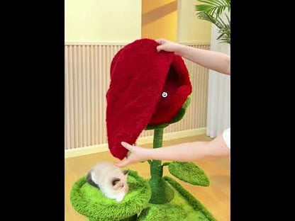 Monster Bloom Cat Tree Climbing Tower