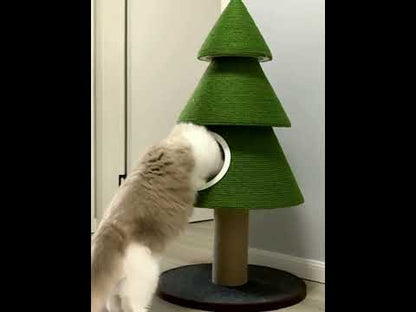 Large Christmas Tree Cat Bed Sisal Climbing Frame