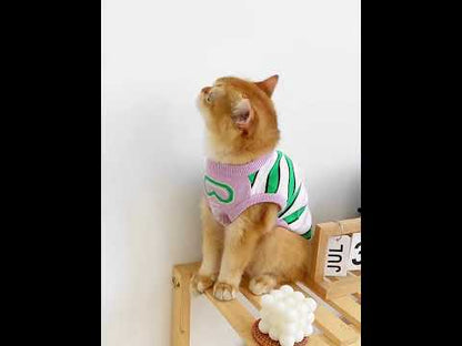 Cat Clothes 3 Color Winter Warm Sweater Vest
