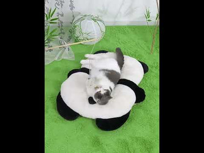 Panda Warm Cat Bed 2 Style Sleeping Mat