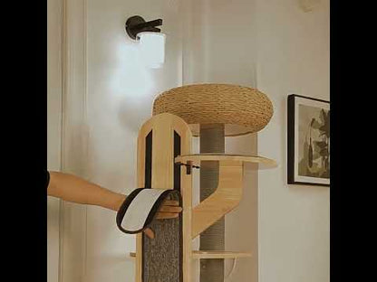 Desert Continent Solid Wood Cat Climbing Tree