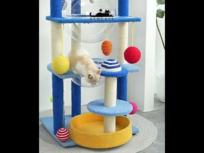 Starry Sky Cat Climbing Frame Tower Cat Tree