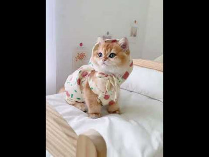 Rustic Cat Pumpkin Pants 2 Color Pet Clothes