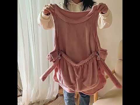 Cat Carrier Hoodie Sleeping Bag Warm Apron