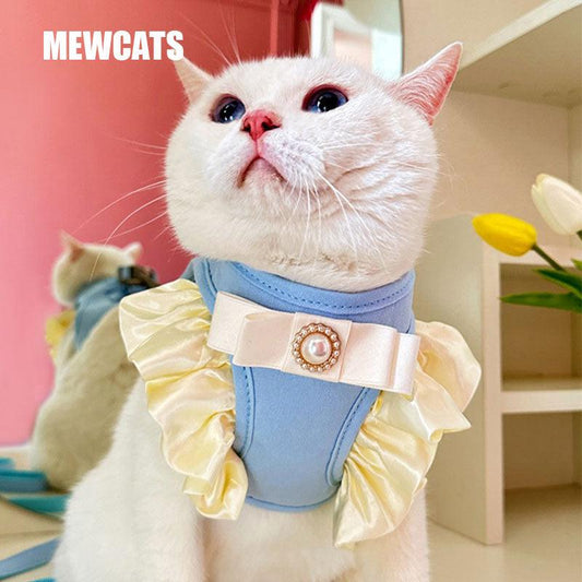 Princess Cute Cat Leash Carrier Harness - MEWCATS