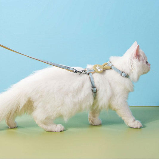 Cat Harness Carrier Leash Set 3 Color Travel Sling Bag