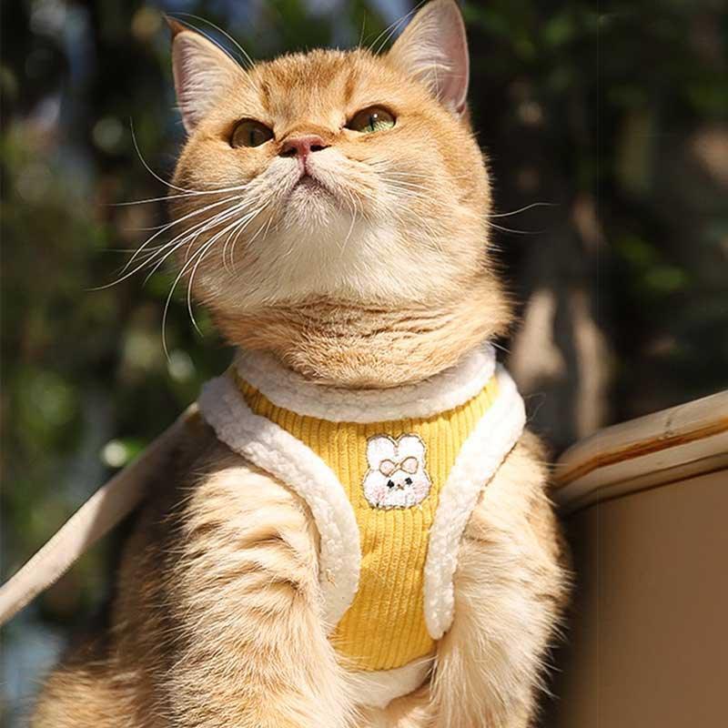Cat Harness Escape Proof 3 Color Vest Leash Set