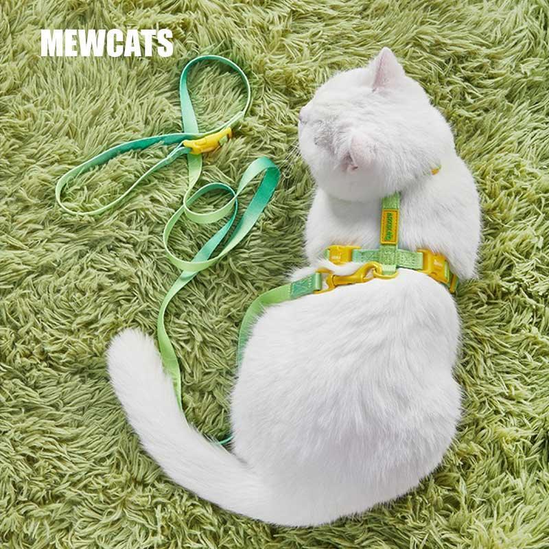 Rainbow Cat Leash 3 Color Cat Harness Lead Escape Proof