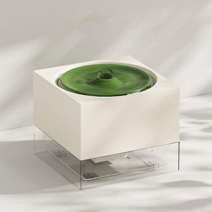 Record Player Cat Water Fountain Food Bowl