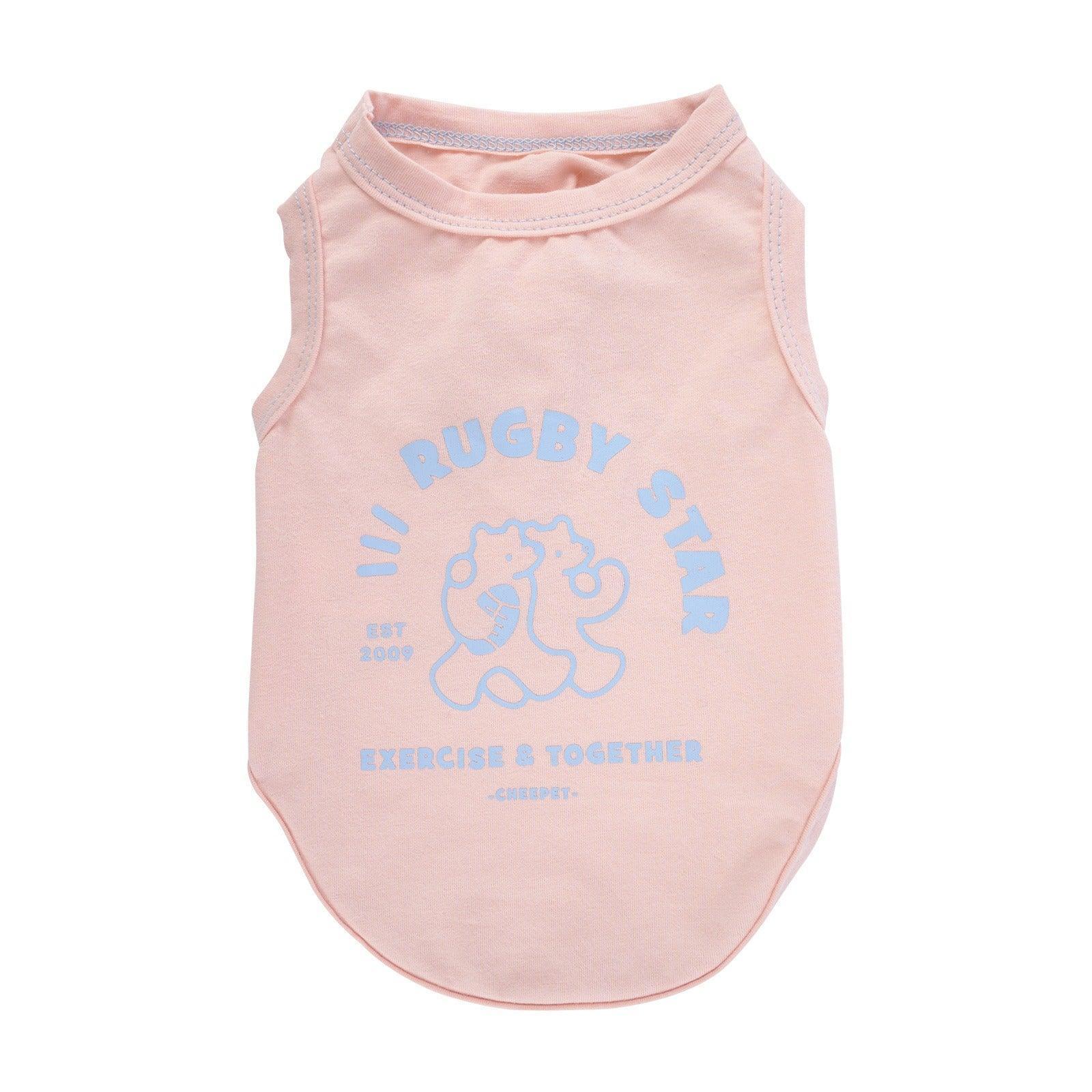 Rugby Star Cat Vest 2 Colors Pet Clothes