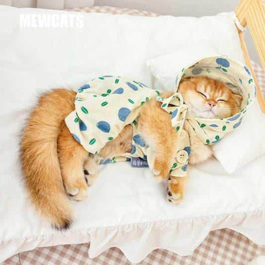Rustic Cat Pumpkin Pants 2 Color Pet Clothes
