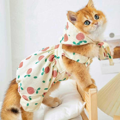 Rustic Cat Pumpkin Pants 2 Color Pet Clothes