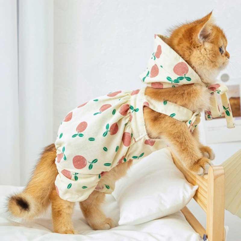 Rustic Cat Pumpkin Pants 2 Color Pet Clothes