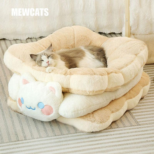 Sandwich Cookie Cat Nest Warm Thickened Pet Bed