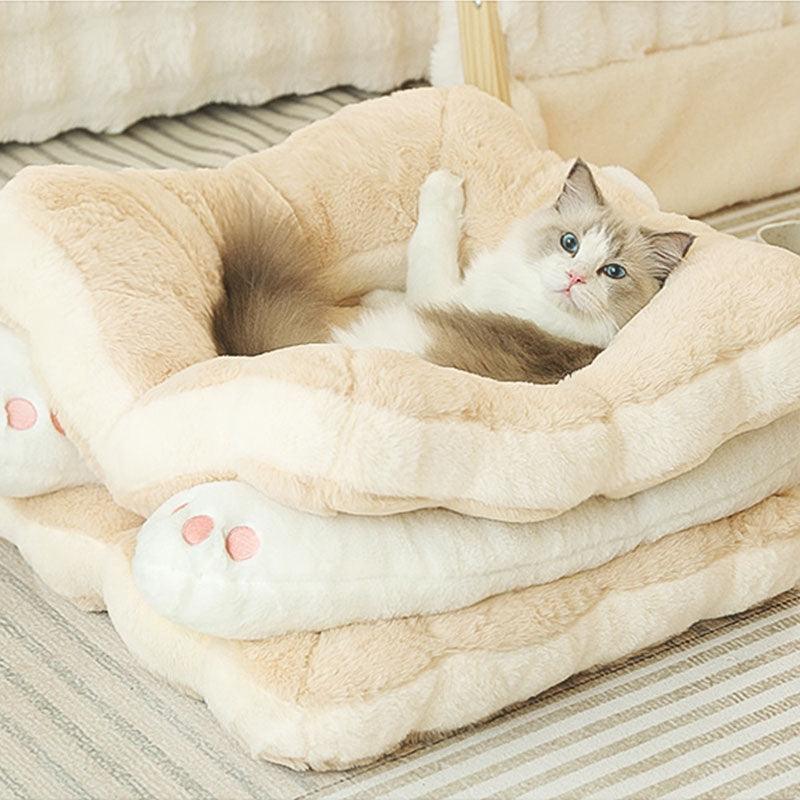 Sandwich Cookie Cat Nest Warm Thickened Pet Bed
