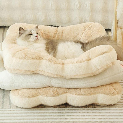 Sandwich Cookie Cat Nest Warm Thickened Pet Bed