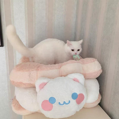 Sandwich Cookie Cat Nest Warm Thickened Pet Bed