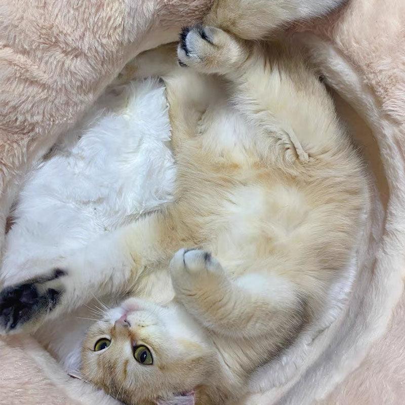 Sandwich Cookie Cat Nest Warm Thickened Pet Bed - MEWCATS