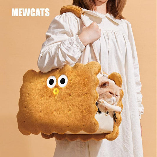 Sandwich Cookies Cat HandBag Crossbody Tote Shoulder Bag (1)