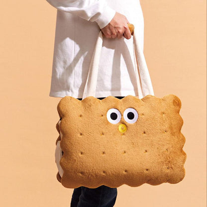 Sandwich Cookies Cat HandBag Crossbody Tote Shoulder Bag (1)