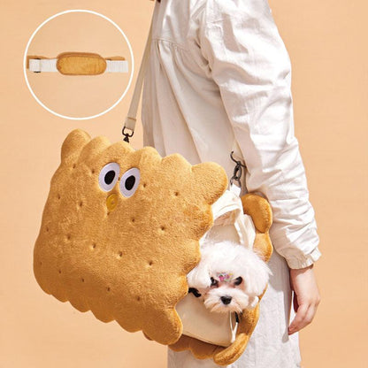 Sandwich Cookies Cat Carrier HandBag Tote Shoulder Bag