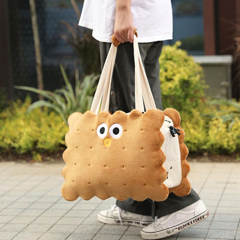 Sandwich Cookies Cat Carrier HandBag Tote Shoulder Bag