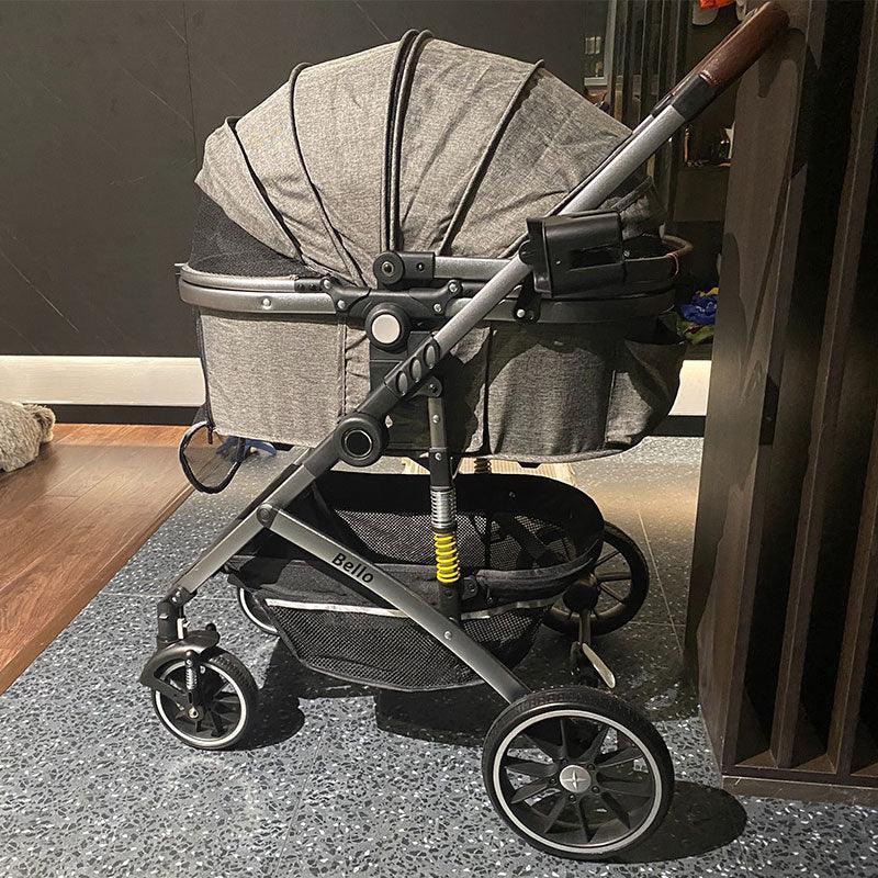 Shock-Absorbing Cat Stroller Pet Carrier with Wheels - MEWCATS