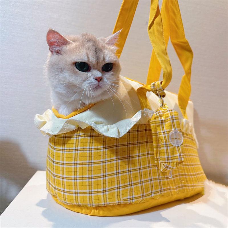 Shoulder Cat Carrying Bag Warm Tote 3 Color Handbag