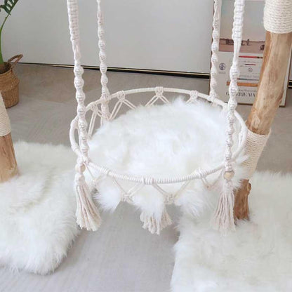 Solid Wooden Cradle Cat Tree Climbing Frame