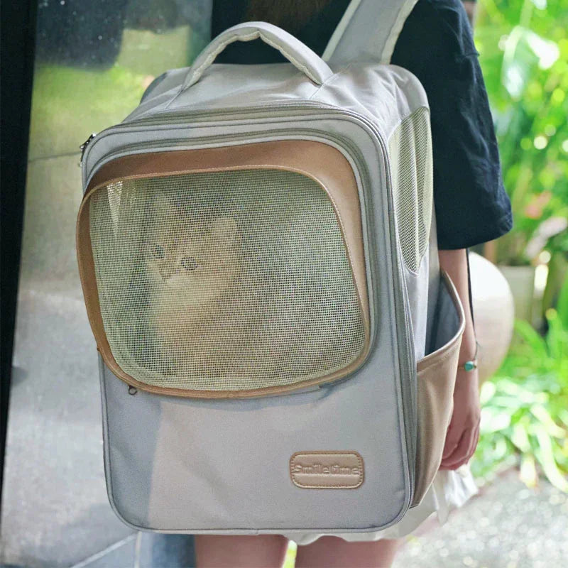 Spacious Pet Carrier Backpack for Cats - MEWCATS