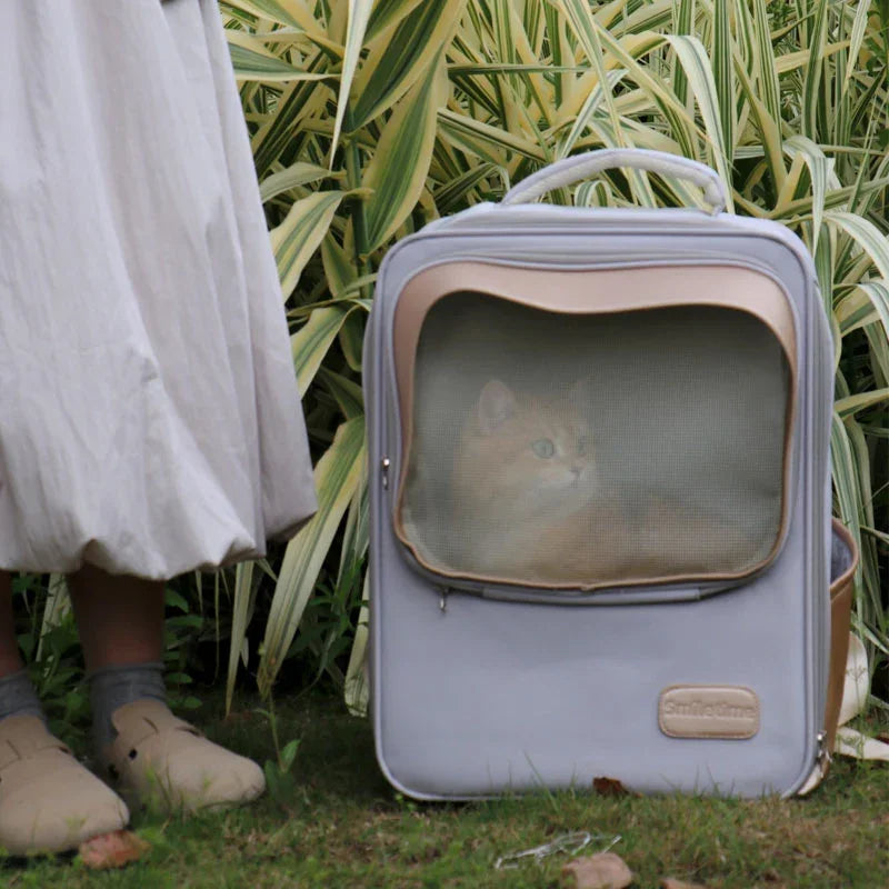 Spacious Pet Carrier Backpack for Cats - MEWCATS