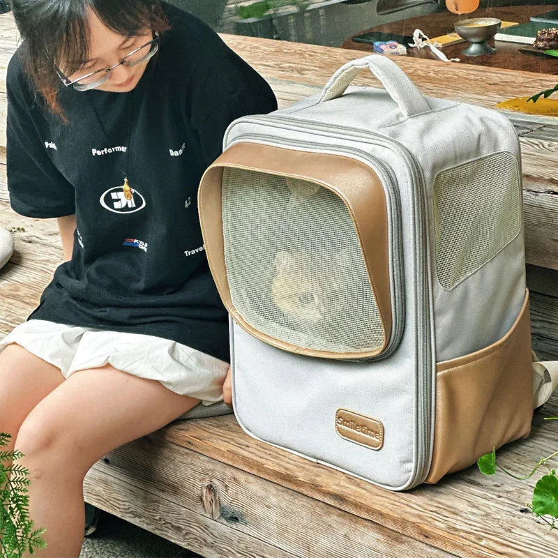 Spacious Pet Carrier Backpack for Cats - MEWCATS
