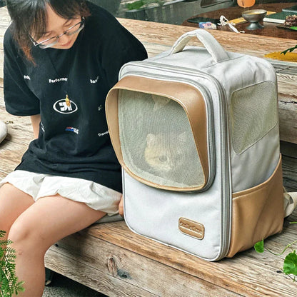 Spacious Pet Carrier Backpack for Cats - MEWCATS
