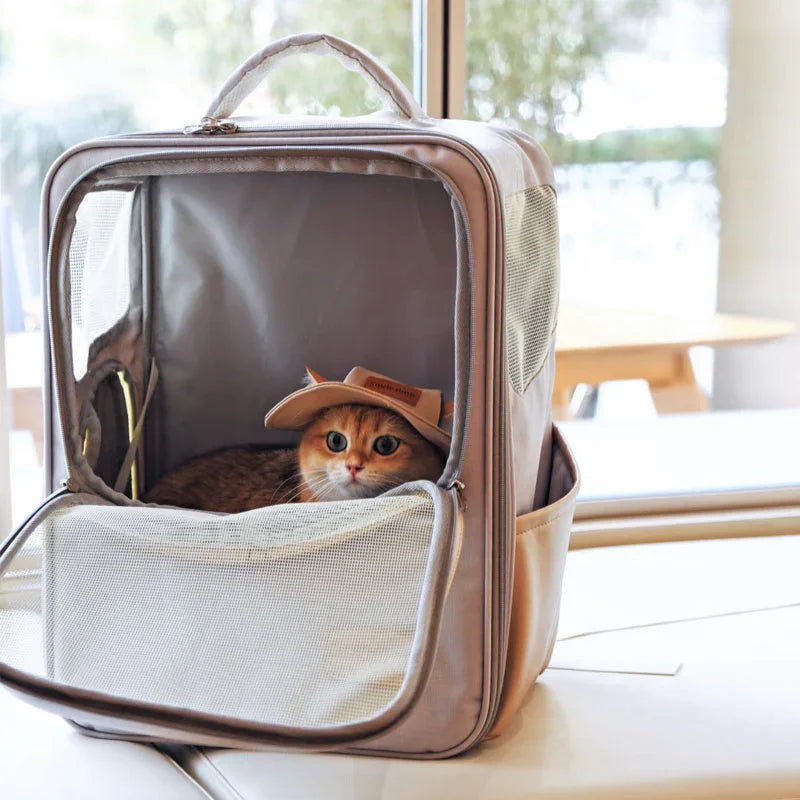 Spacious Pet Carrier Backpack for Cats - MEWCATS