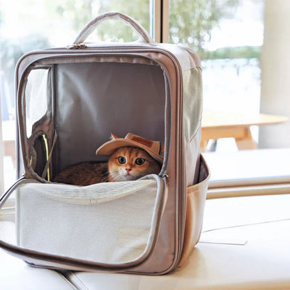 Spacious Pet Carrier Backpack for Cats - MEWCATS